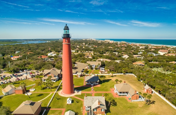 Things to do for families in Daytona include the Ponce Inlet Light House